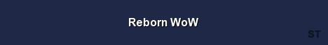 Reborn WoW Server Banner