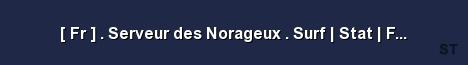 Fr Serveur des Norageux Surf Stat FunMap Server Banner