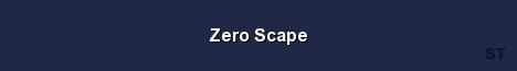 Zero Scape Server Banner