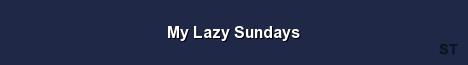 My Lazy Sundays Server Banner
