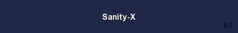 Sanity X 