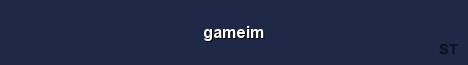 gameim Server Banner