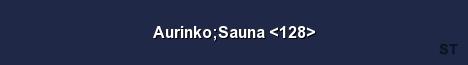 Aurinko Sauna 128 Server Banner