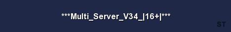 Multi Server V34 16 