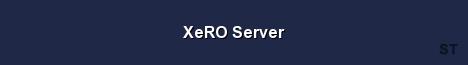 XeRO Server Server Banner