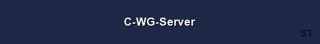 C WG Server Server Banner