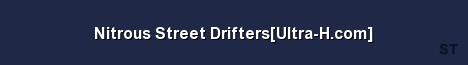 Nitrous Street Drifters Ultra H com 