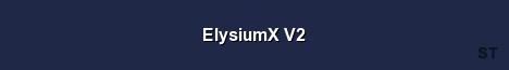 ElysiumX V2 Server Banner