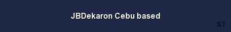 JBDekaron Cebu based Server Banner