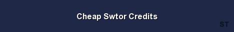 Cheap Swtor Credits Server Banner