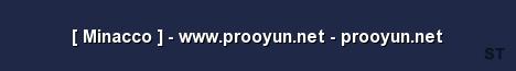 Minacco www prooyun net prooyun net Server Banner