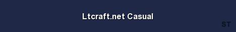 Ltcraft net Casual Server Banner