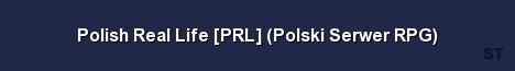 Polish Real Life PRL Polski Serwer RPG Server Banner