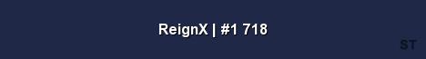 ReignX 1 718 Server Banner