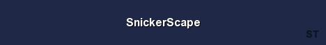 SnickerScape Server Banner