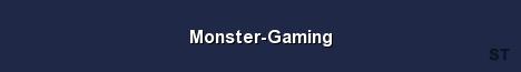 Monster Gaming Server Banner