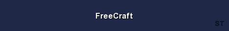 FreeCraft Server Banner