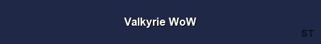 Valkyrie WoW Server Banner
