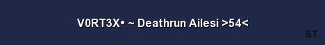 V0RT3X Deathrun Ailesi 54 Server Banner