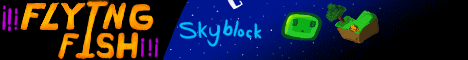 FlyingFish Skyblock Server Banner