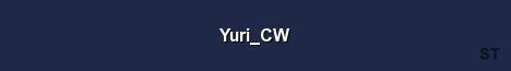 Yuri CW 