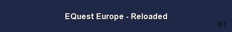 EQuest Europe Reloaded Server Banner