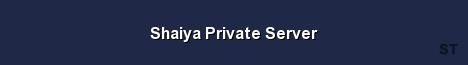 Shaiya Private Server Server Banner