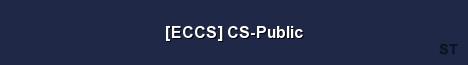 ECCS CS Public Server Banner