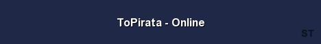ToPirata Online Server Banner