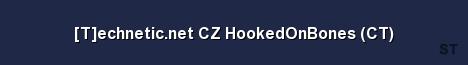T echnetic net CZ HookedOnBones CT Server Banner