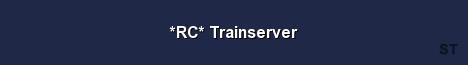RC Trainserver Server Banner