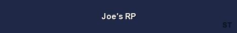 Joe s RP 