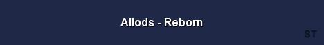 Allods Reborn Server Banner