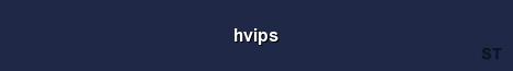 hvips Server Banner
