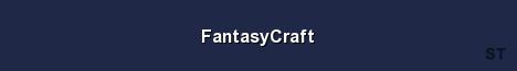 FantasyCraft Server Banner