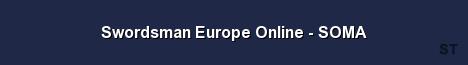 Swordsman Europe Online SOMA Server Banner