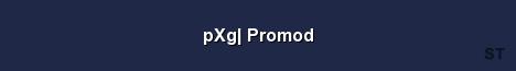 pXg Promod Server Banner