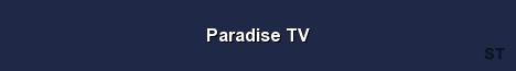 Paradise TV Server Banner