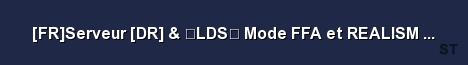 FR Serveur DR 二LDS二 Mode FFA et REALISM RCT Server Banner