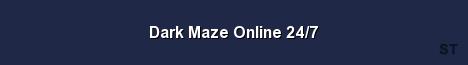 Dark Maze Online 24 7 Server Banner
