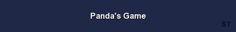 Panda s Game Server Banner