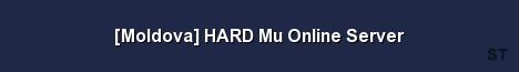 Moldova HARD Mu Online Server Server Banner