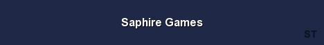 Saphire Games Server Banner