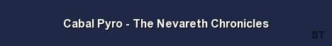 Cabal Pyro The Nevareth Chronicles Server Banner
