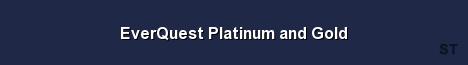EverQuest Platinum and Gold Server Banner