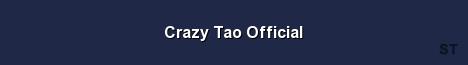 Crazy Tao Official Server Banner
