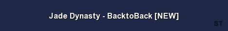 Jade Dynasty BacktoBack NEW Server Banner