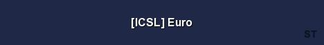 ICSL Euro Server Banner