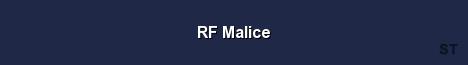 RF Malice Server Banner