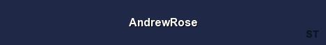AndrewRose Server Banner